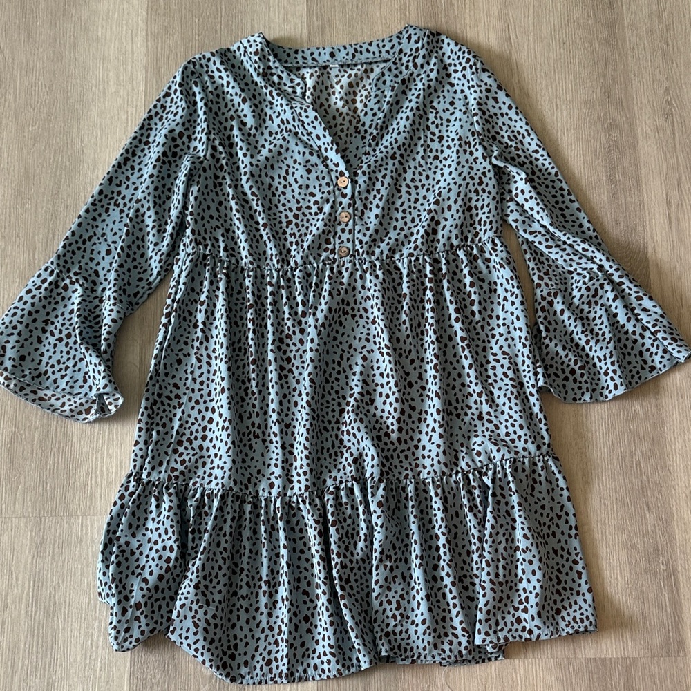 Stylish Animal Print Dress